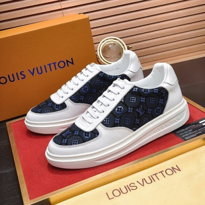 Louis Vuitton 2020 Mens Leather Sneakers - 루이비통 2020 남성용 레더 스니커즈 LOUS0556,Size(240 - 270).화이트