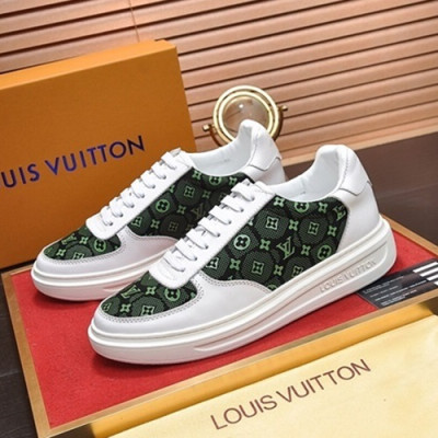 Louis Vuitton 2020 Mens Leather Sneakers - 루이비통 2020 남성용 레더 스니커즈 LOUS0557,Size(240 - 270).화이트