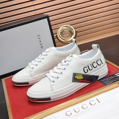 Gucci 2020 Mens Leather Sneakers - 구찌 2020 남성용 레더 스니커즈 GUCS0657,Size(240 - 270),화이트