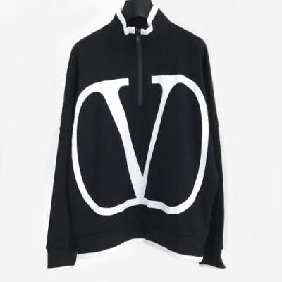 [발렌티노]Valentino 2020 Mens Logo Casual Cotton Tshits - 발렌티노 2020 남성 로고 캐쥬얼 코튼 긴팔티 Val0344x.Size(s - 2xl).블랙