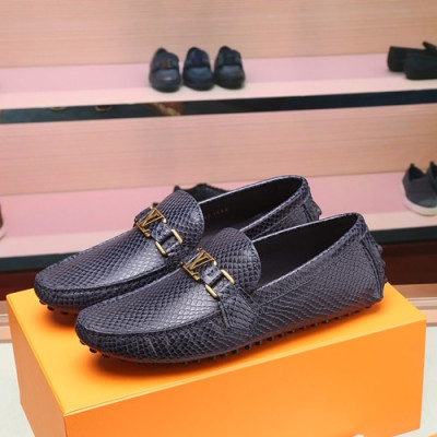 Louis Vuitton 2020 Mens Leather Loafer - 루이비통 2020 남성용 레더 로퍼 LOUS0563,Size(240 - 275).블루