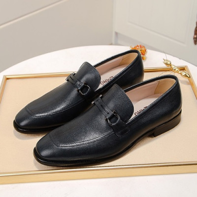 Ferragamo  2020 Mens Leather Loafer - 페라가모 2020 남성용 레더 로퍼 FGMS0178 ,Size(240 - 270).블랙