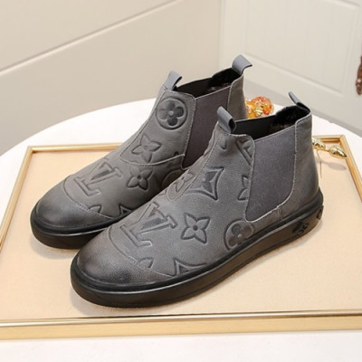 Louis Vuitton 2020 Mens Leather Boots - 루이비통 2020 남성용 레더 부츠 LOUS0591.Size(240 - 270).그레이