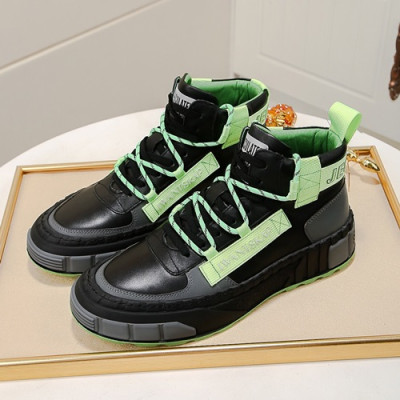 Prada 2020 Mens Leather Sneakers - 프라다 2020 남성용 레더 스니커즈,PRAS0271,Size(240 - 270).블랙