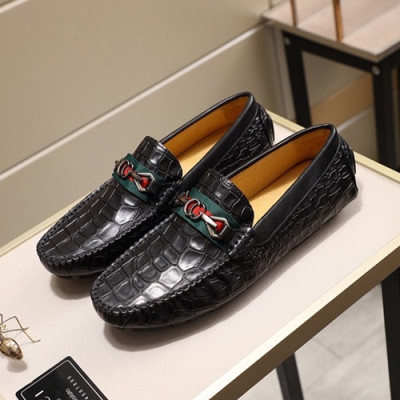 Gucci 2020 Mens Leather Loafer - 구찌 2020 남성용 레더 로퍼 GUCS0704,Size(240 - 270).블랙