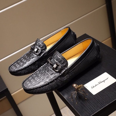 Ferragamo  2020 Mens Leather Loafer - 페라가모 2020 남성용 레더 로퍼 FGMS0191 ,Size(240 - 270).블랙