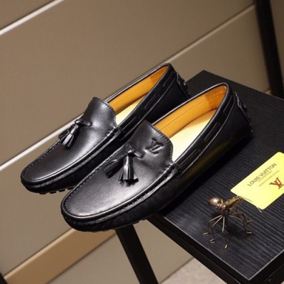 Louis Vuitton 2020 Mens Leather Loafer - 루이비통 2020 남성용 레더 로퍼 LOUS0620,Size(240 - 270).블랙