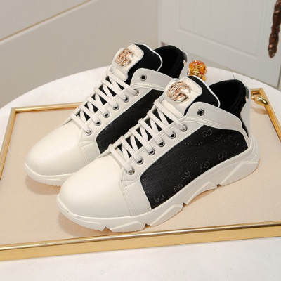Gucci 2020 Mens Leather Sneakers - 구찌 2020 남성용 레더 스니커즈 GUCS0711,Size(240 - 270),화이트
