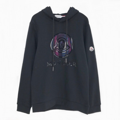 [몽클레어]Moncler 2020 Mens Logo Casual Cotton HoodT - 몽클레어 2020 남성 로고 캐쥬얼 코튼 후디 Moc01454x.Size(m - 2xl).블랙