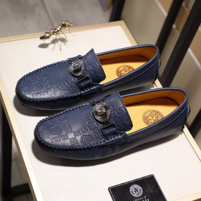 Versace  2020 Mens Leather Loafer - 베르사체 2020 남성용 레더 로퍼 VERS0315,Size(240 - 270).블루