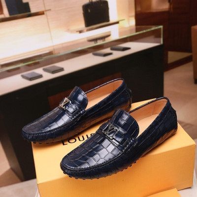 Louis Vuitton 2020 Mens Leather Loafer - 루이비통 2020 남성용 레더 로퍼 LOUS0679,Size(240 - 275).네이비