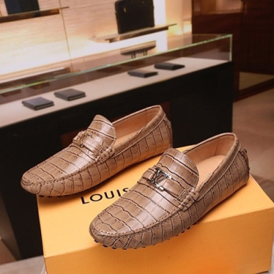 Louis Vuitton 2020 Mens Leather Loafer - 루이비통 2020 남성용 레더 로퍼 LOUS0681,Size(240 - 275).카멜베이지