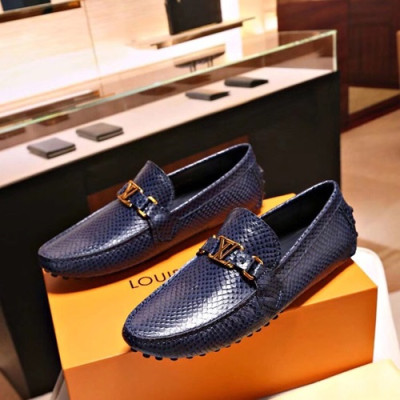 Louis Vuitton 2020 Mens Leather Loafer - 루이비통 2020 남성용 레더 로퍼 LOUS0682,Size(240 - 275).네이비