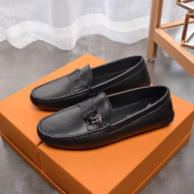 Versace  2020 Mens Leather Loafer - 베르사체 2020 남성용 레더 로퍼 VERS0336,Size(240 - 275).블랙