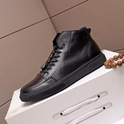 Prada 2020 Mens Leather Sneakers - 프라다 2020 남성용 레더 스니커즈,PRAS0282,Size(240 - 270).블랙