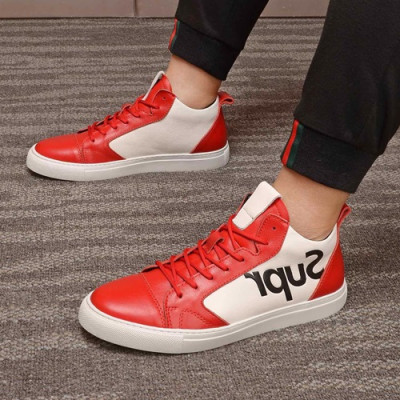 Louis Vuitton 2020 Mens Leather Sneakers - 루이비통 2020 남성용 레더 스니커즈 LOUS0699,Size(240 - 270).레드