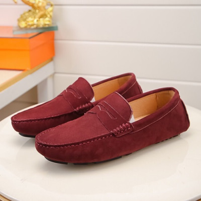 Hermes 2020 Mens Leather Loafer - 에르메스 2020 남성용 레더 로퍼 HERS0278,Size(240 - 270).레드