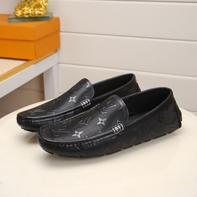 Louis Vuitton 2020 Mens Leather Loafer - 루이비통 2020 남성용 레더 로퍼 LOUS0701,Size(240 - 270).블랙