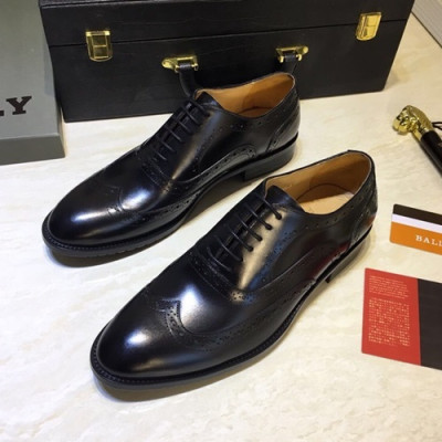 Bally  2020 Mens Leather Oxford Shoes - 발리 2020 남성용 레더 옥스퍼드 슈즈 ,BALS0105, Size(240 - 270).블랙