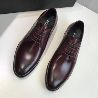 Prada 2020 Mens Leather Oxford Shoes - 프라다 2020 남성용 레더 옥스퍼드 슈즈,PRAS0284,Size(240 - 270).와인