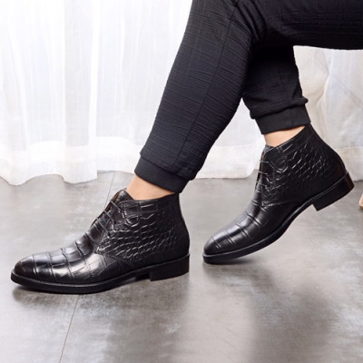 Prada 2020 Mens Leather Boots Sneakers - 프라다 2020 남성용 레더 부츠 스니커즈 ,PRAS0292,Size(240 - 275).블랙