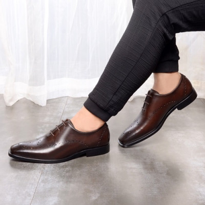 Ferragamo 2020 Mens Leather Oxford Shoes - 페라가모 2020 남성용 레더 옥스퍼드 슈즈 FGMS0239,Size(240 - 275).브라운