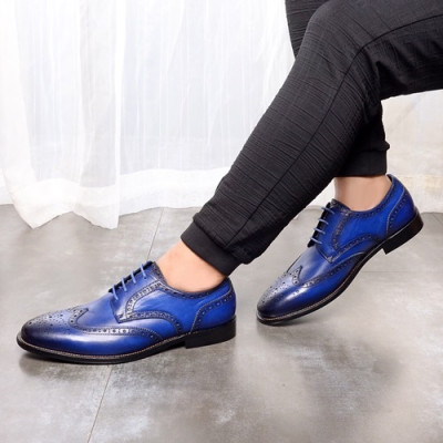 Ferragamo 2020 Mens Leather Oxford Shoes - 페라가모 2020 남성용 레더 옥스퍼드 슈즈 FGMS0250,Size(240 - 275).블루