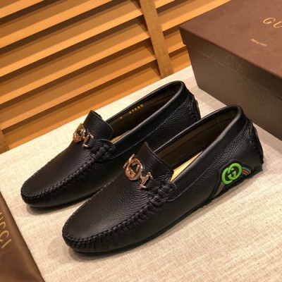 Gucci 2020 Mens Leather Loafer - 구찌 2020 남성용 레더 로퍼 GUCS0756,Size(240 - 275).블랙