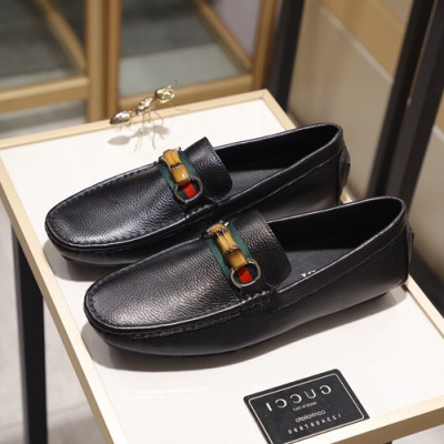 Gucci 2020 Mens Leather Loafer - 구찌 2020 남성용 레더 로퍼 GUCS0760,Size(240 - 270).블랙