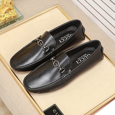 Gucci 2020 Mens Leather Loafer - 구찌 2020 남성용 레더 로퍼 GUCS0762,Size(240 - 275).블랙