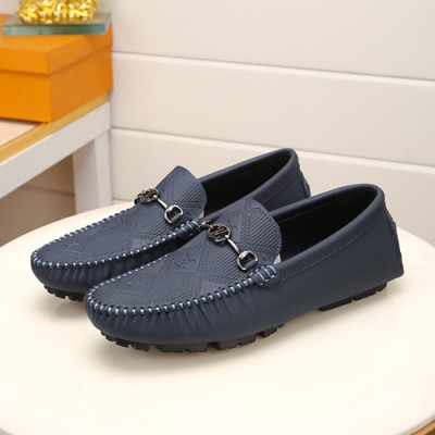 Louis Vuitton 2020 Mens Leather Loafer - 루이비통 2020 남성용 레더 로퍼 LOUS0719,Size(240 - 270).네이비