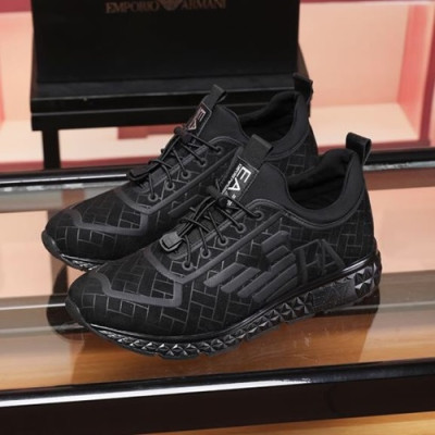 Armani 2019 Mens Sneakers  - 알마니 2019 남성용 스니커즈 ARMS0175,Size(240 - 270).블랙