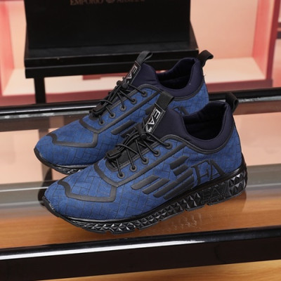 Armani 2019 Mens Sneakers  - 알마니 2019 남성용 스니커즈 ARMS0176,Size(240 - 270).블루