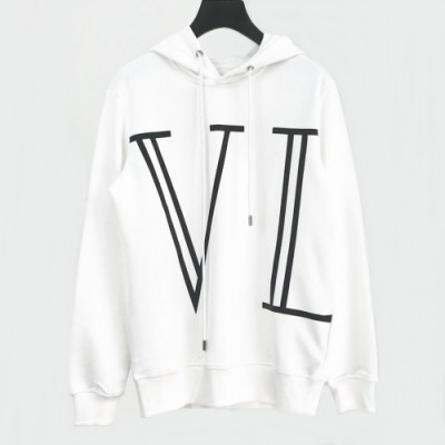 [발렌티노]Valentino 2020 Mens Logo Casual Cotton Hoodie - 발렌티노 2020 남성 로고 캐쥬얼 코튼 후디 Val0346x.Size(m - 2xl).화이트