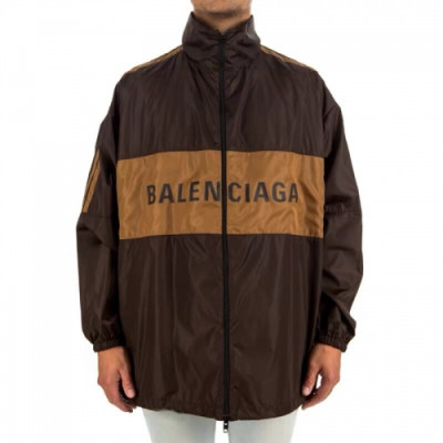 [발렌시아가]Balenciaga 2020 Mens Logo Casual Windproof Jackets - 발렌시아가 2020 남성 로고 캐쥬얼 방풍 재킷 Bal0488x.Size(s - xl).브라운