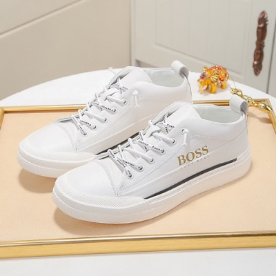 Hugo Boss 2020 Mens Sneakers - 휴고보스 2020 남성용 스티커즈 HUGS0033.Size(240 - 270).화이트