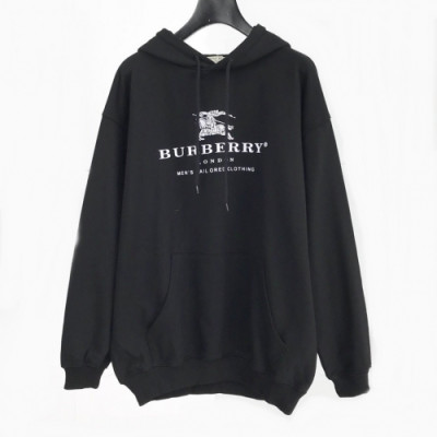 [버버리]Burberry 2020 Mens Logo Casual Cotton Hoodie - 버버리 2020 남성 로고 캐쥬얼 코튼 후디 Bur02105x.Size(m - xl).블랙