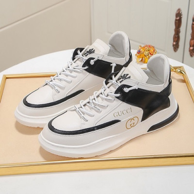 Gucci 2020 Mens Leather Sneakers - 구찌 2020 남성용 레더 스니커즈 GUCS0779,Size(240 - 270),화이트
