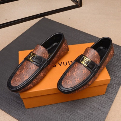 Louis Vuitton 2020 Mens Leather Loafer - 루이비통 2020 남성용 레더 로퍼 LOUS0725,Size(240 - 280).브라운