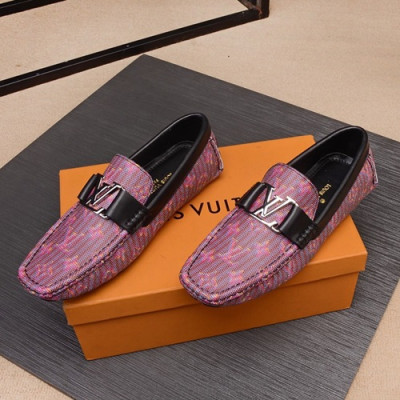 Louis Vuitton 2020 Mens Leather Loafer - 루이비통 2020 남성용 레더 로퍼 LOUS0733,Size(240 - 280).핑크