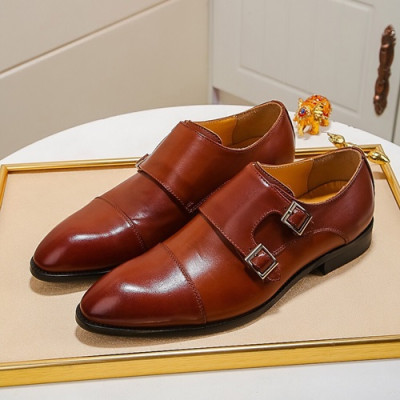 Ferragamo 2020 Mens Leather Shoes - 페라가모 2020 남성용 레더 슈즈 FGMS0273,Size(240 - 270).브라운