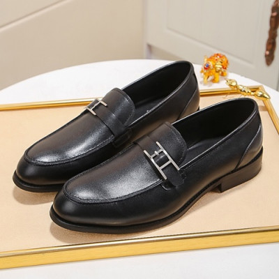 Hermes 2020 Mens Leather Loafer - 에르메스 2020 남성용 레더 로퍼 HERS0281,Size(240 - 270).블랙