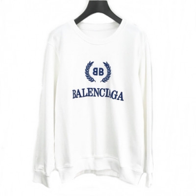 [발렌시아가]Balenciaga 2020 Mens Logo Crew-neck Cotton Tshirts - 발렌시아가 2020 남성 로고 크루넥 코튼 맨투맨 Bal0500x.Size(m - 3xl).화이트
