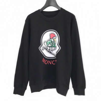 [몽클레어]Moncler 2020 Mens Logo Casual Cotton Tshirts - 몽클레어 2020 남성 로고 캐쥬얼 코튼 긴팔티 Moc01474x.Size(m - 3xl).블랙