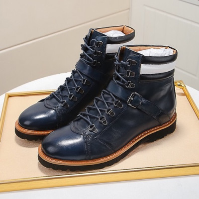 Bally 2020 Mens Leather Boots Sneakers - 발리 2020 남성용 레더 부츠 스니커즈,BALS0110,Size(240 - 270).네이비