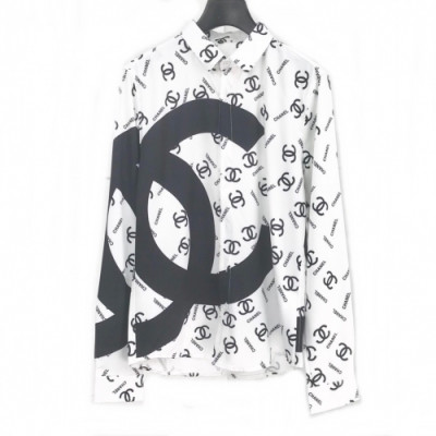 [샤넬]Chanel 2020 Mens Logo Silket Tshirts - 샤넬 2020 남성 로고 실켓 셔츠 Cha0555x.Size(m - 2xl).화이트