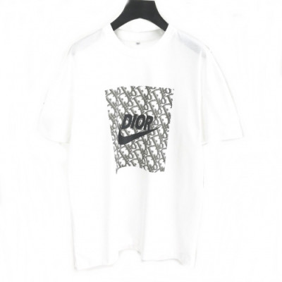 [디올]Dior 2020 Mm/Wm Logo Cotton Short Sleeved Tshirts - 디올 2020 남자 로고 코튼 반팔티 Dio0546x.Size(s - 2xl).화이트