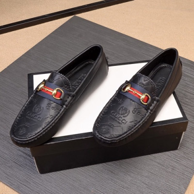 Gucci 2020 Mens Leather Loafer - 구찌 2020 남성용 레더 로퍼 GUCS0801,Size(240 - 275).블랙