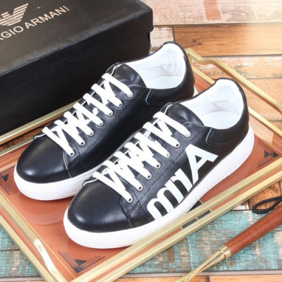 Armani 2020 Mens Sneakers  - 알마니 2020 남성용 스니커즈 ARMS0193,Size(240 - 270).블랙