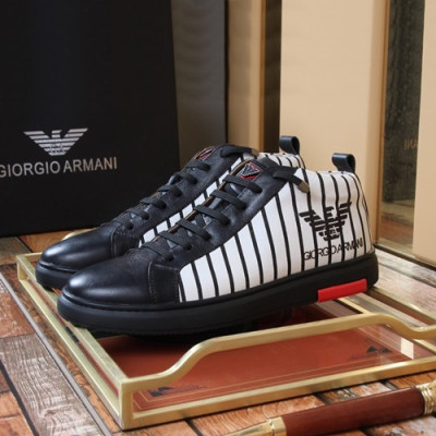 Armani 2020 Mens Sneakers  - 알마니 2020 남성용 스니커즈 ARMS0198,Size(240 - 270).블랙
